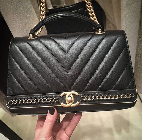 chanel chain handle bag|chanel top handle flap bag.